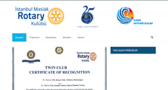 Desktop Screenshot of maslakrotary.org